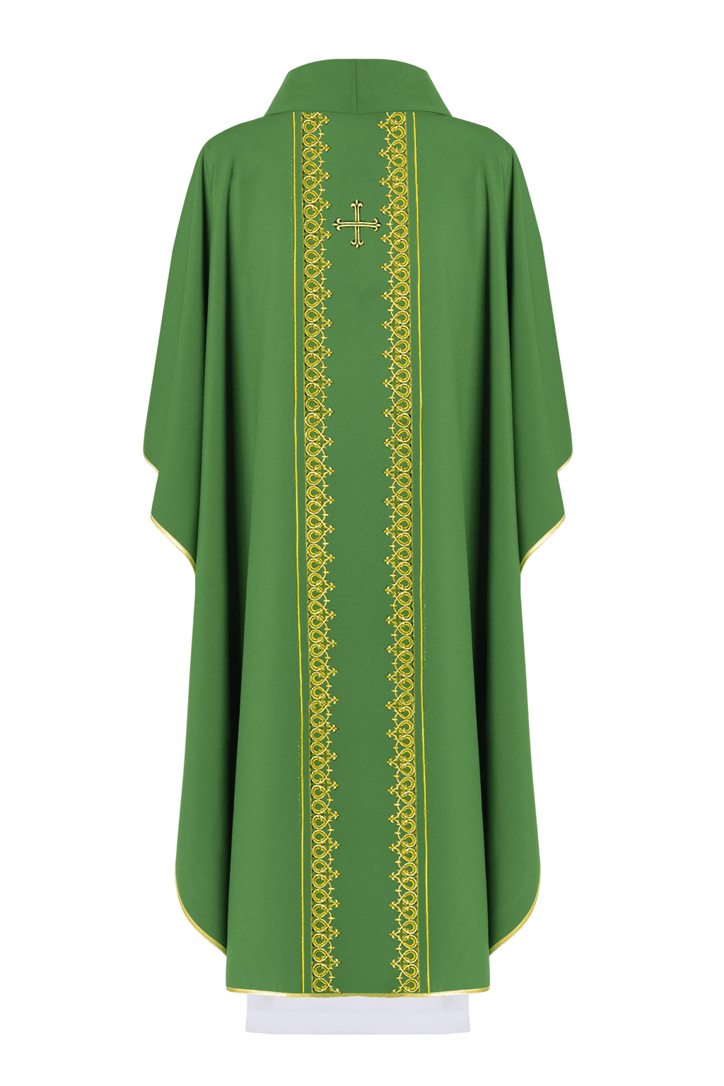 Ornat haftowany Zielony Mały Krzyż