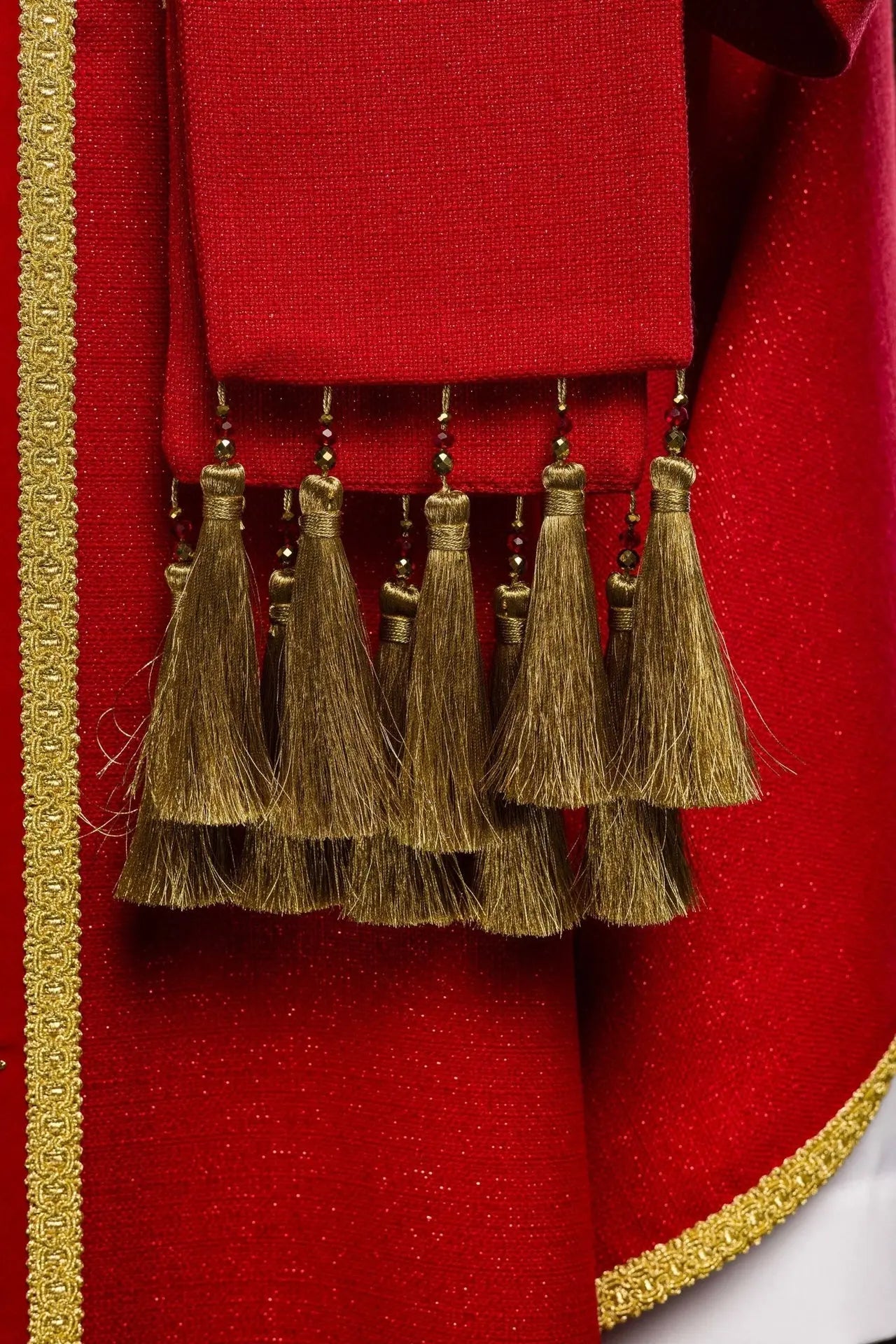 Ręcznie robiony ornat z kamieniami naturalnymi – kolekcja Handmade 7001
