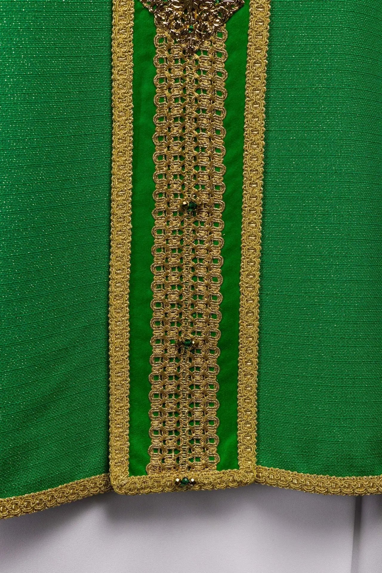Ręcznie wykonany ornat z kamieniami naturalnymi – kolekcja Handmade 7001