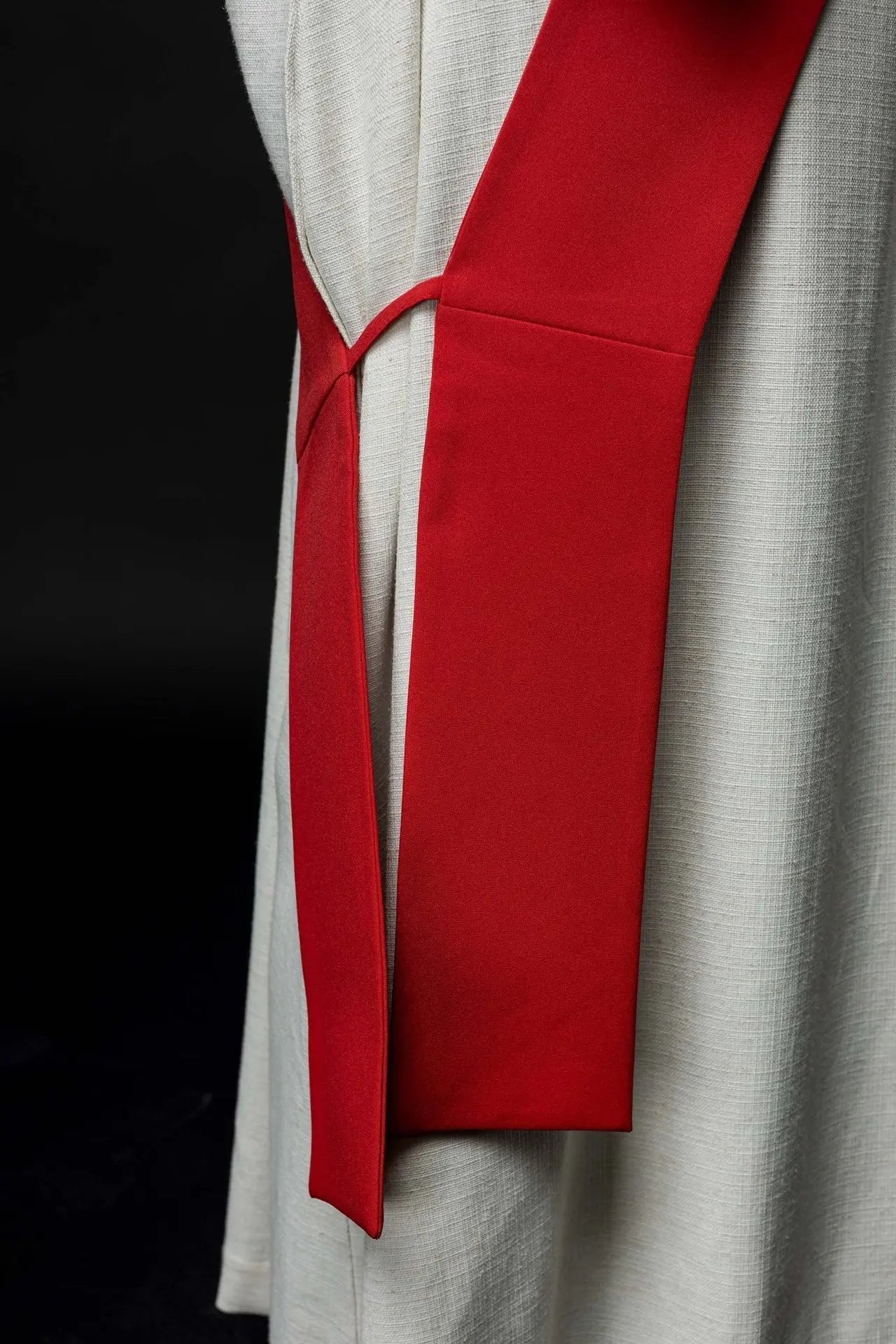 Diaconate stole embroidered IHS with Cross