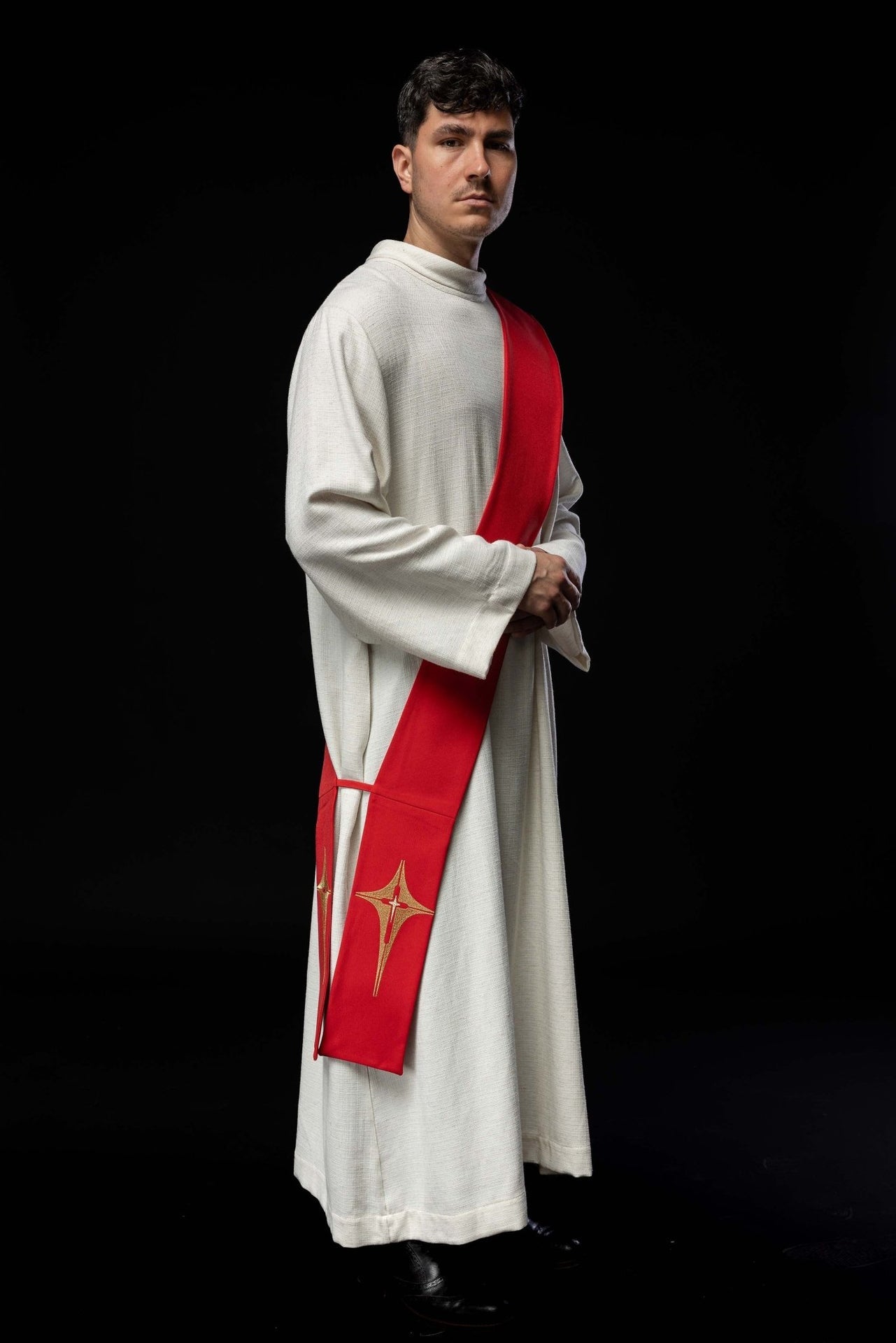 Stuła Diakońska haftowany Krzyż