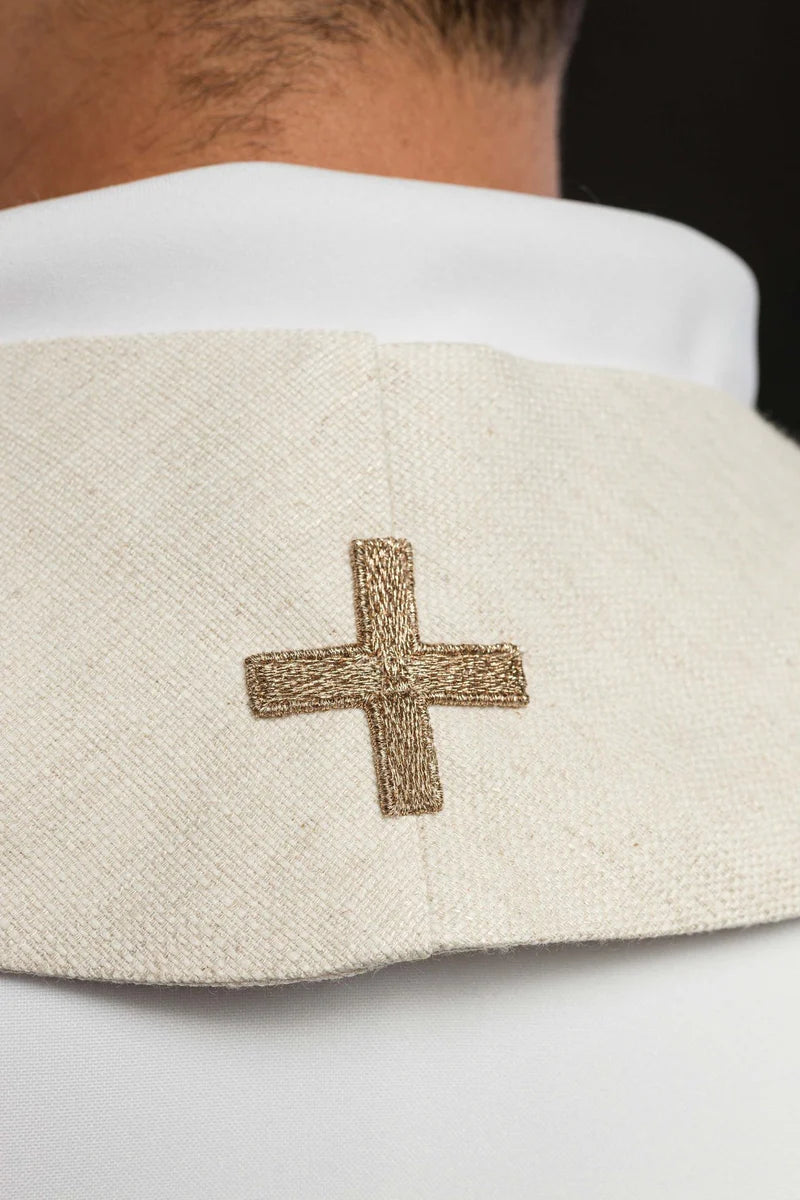Haftowana stuła „Jezus Dobry Pasterz” w kolorze ecru