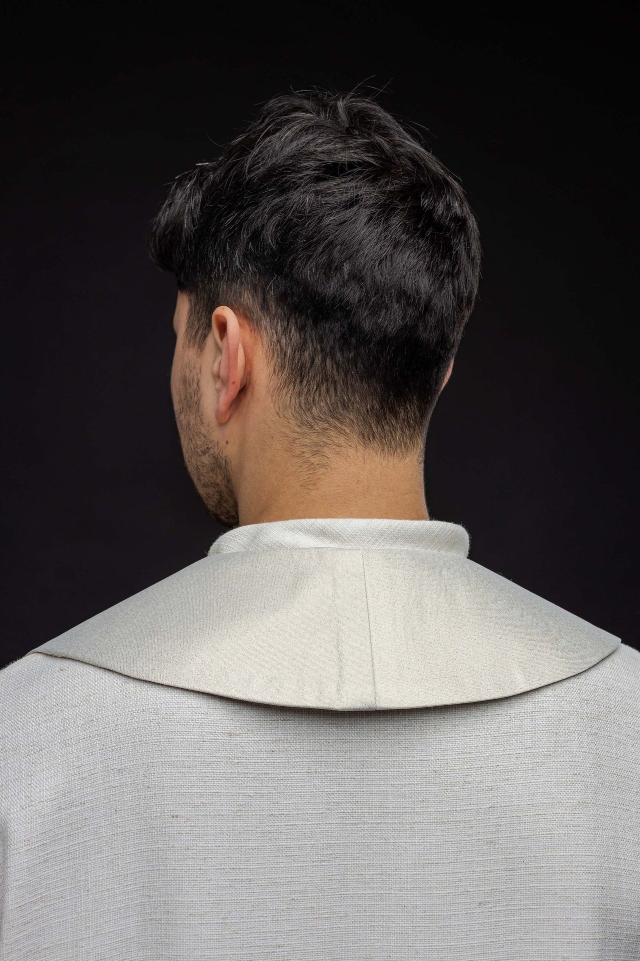 Stuła haftowana z wizerunkiem Świętego Floriana