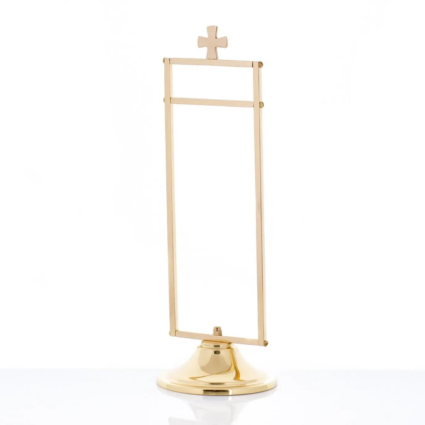 Mosiężny Wieszak na Puryfikater z Krzyżem – 30 cm