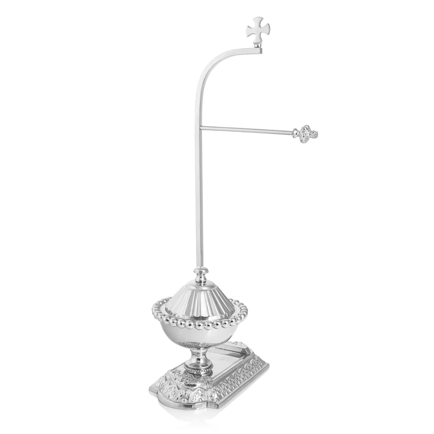 Mosiężny Wieszak na Puryfikator Niklowany z Waskulum – 38 cm