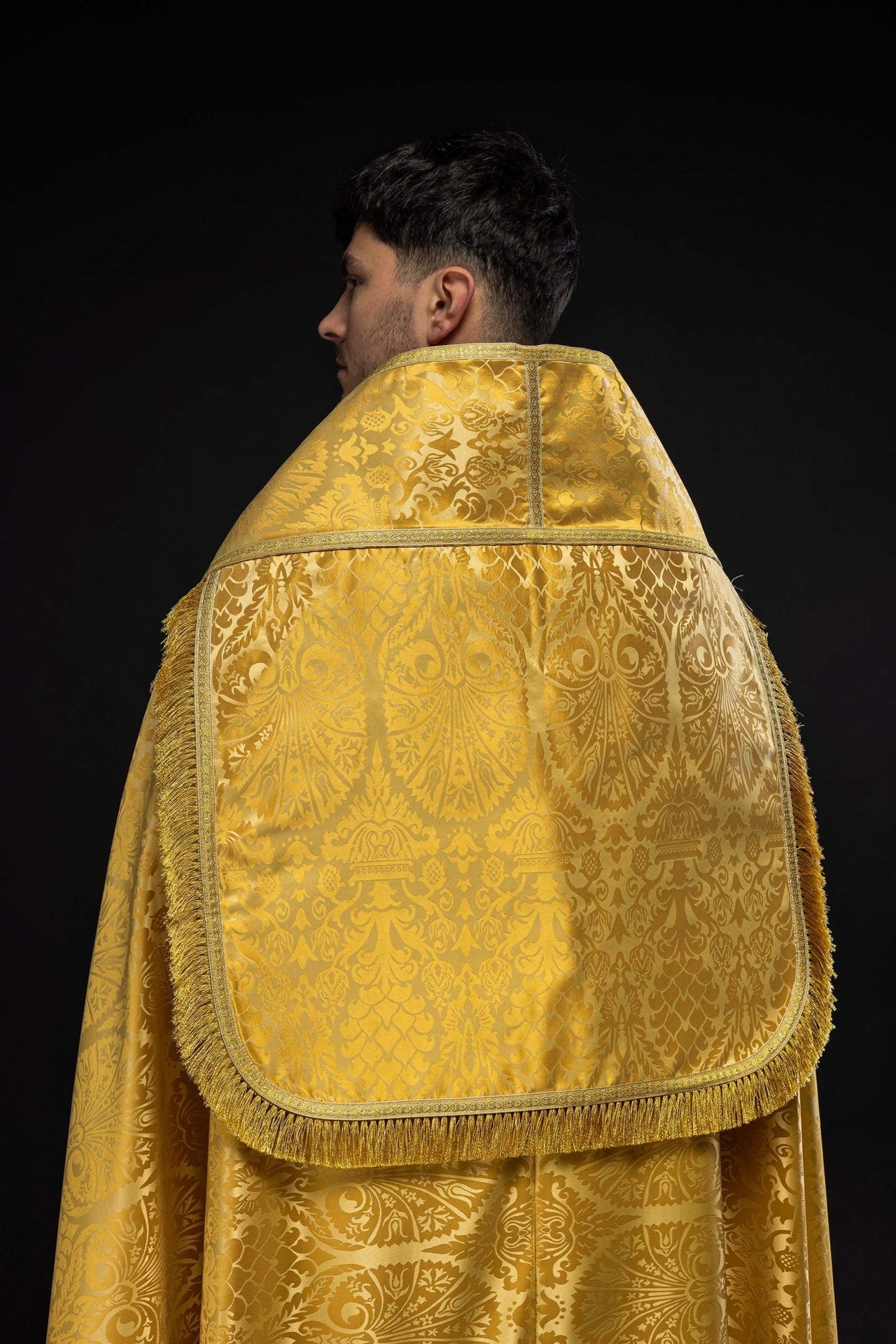 Żakardowa kapa rzymska gładka