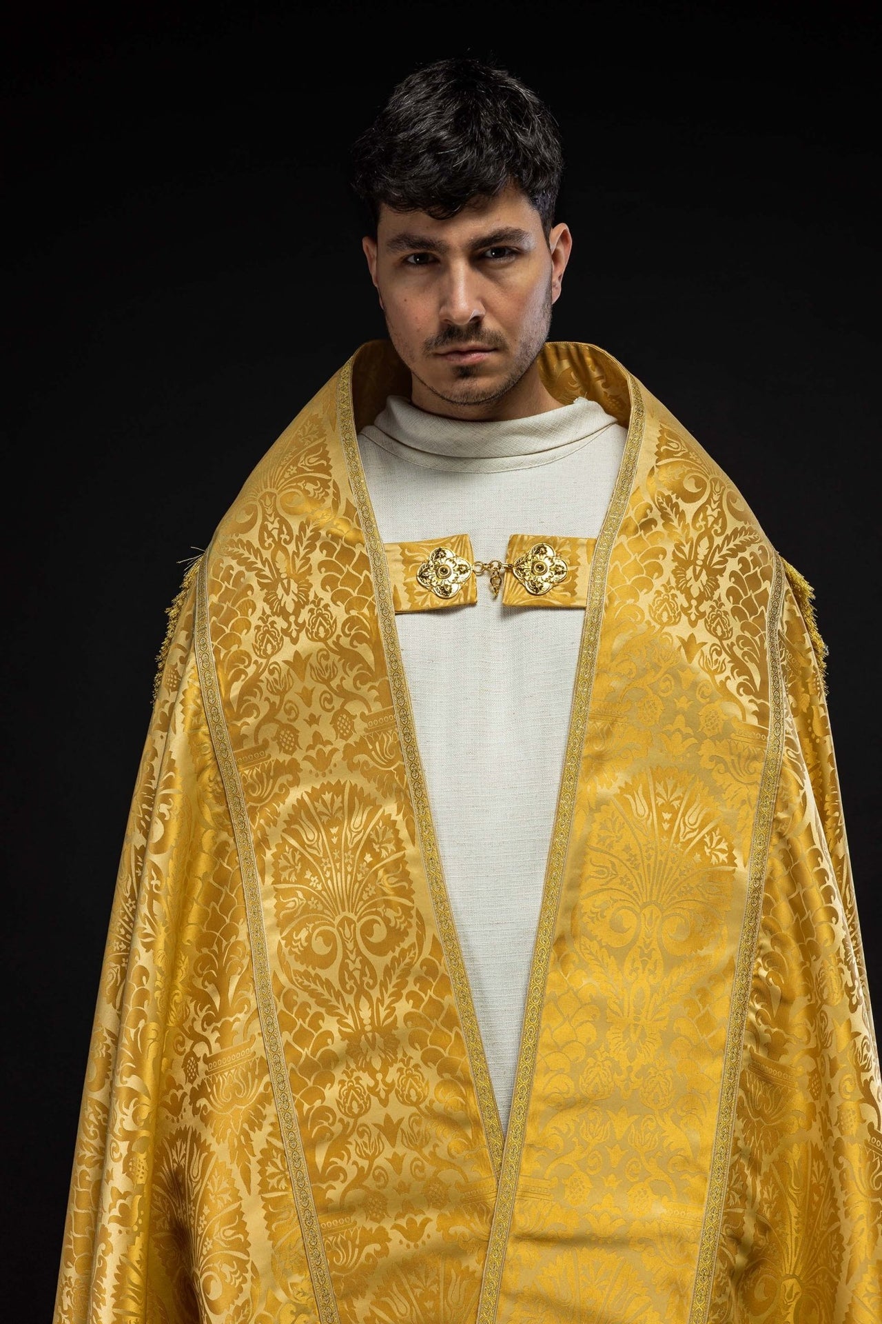 Żakardowa kapa rzymska gładka