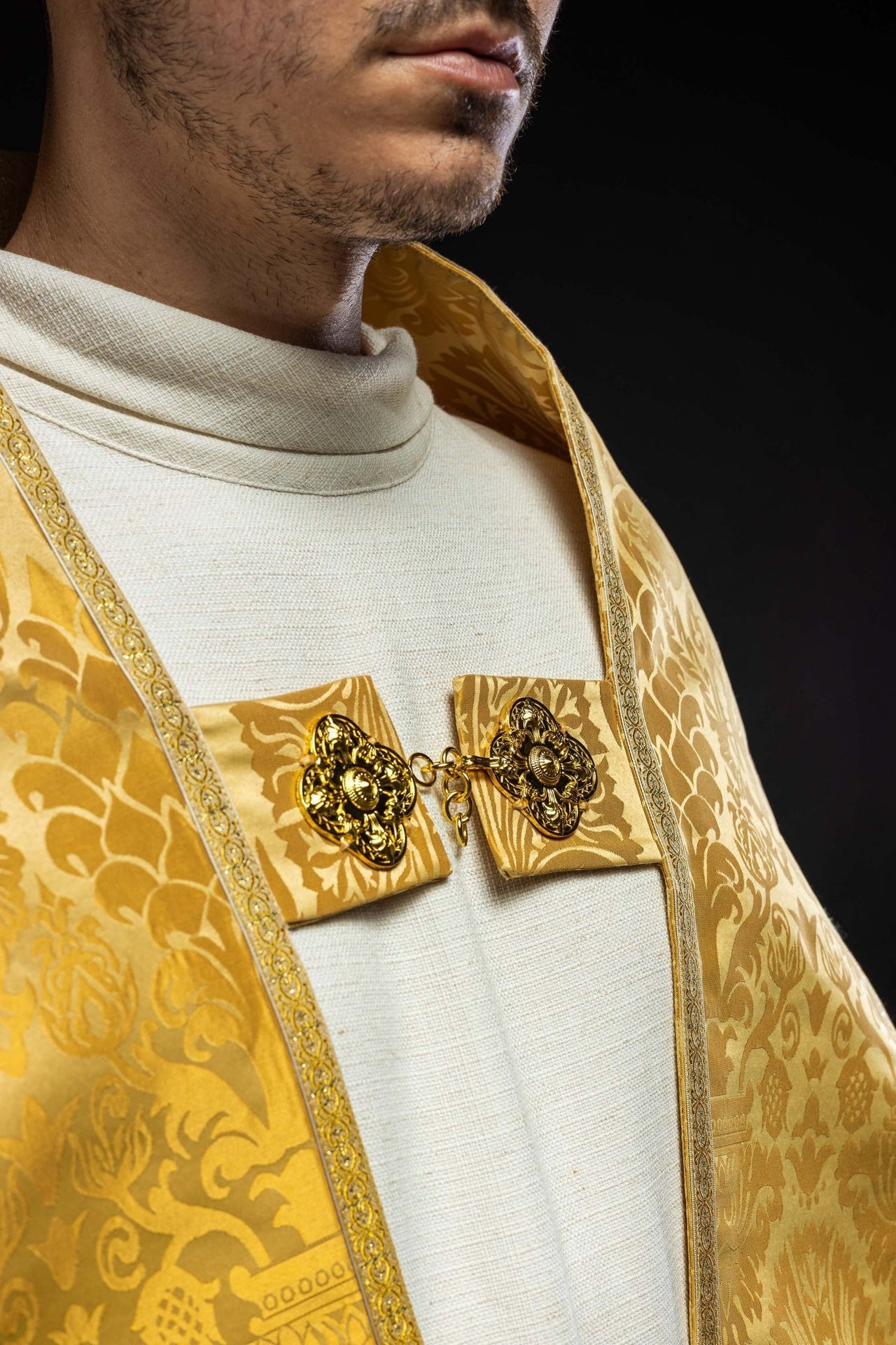 Żakardowa kapa rzymska gładka